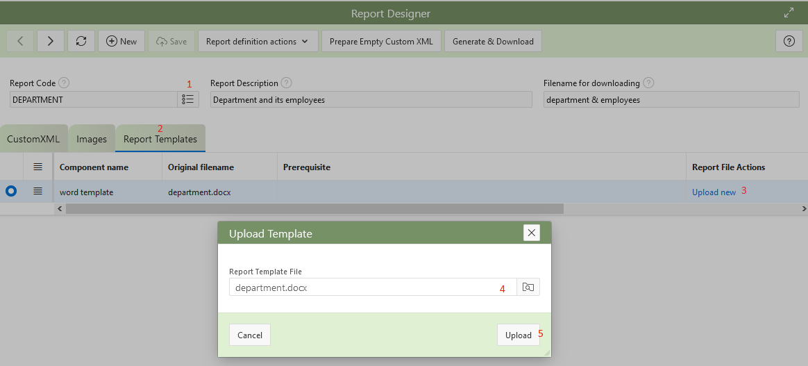 Example Report Installation - 2