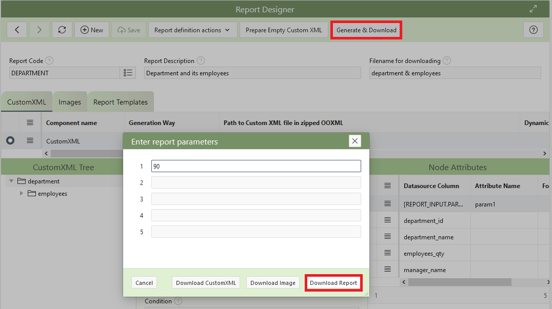 Example Report Installation - 3