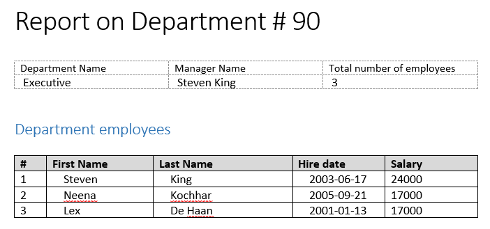 Example Report Installation - 4
