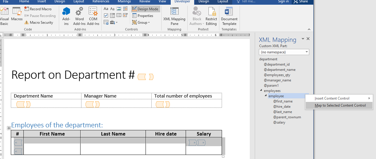 Report Development workflow step #4f-2